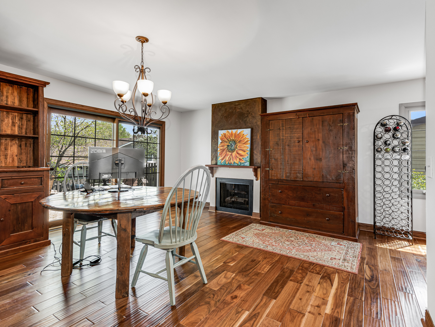 302 Delaware Drive Bolingbrook, IL 60440 - Photo 9 of 21 a view of a dining room with furniture window and wooden floor