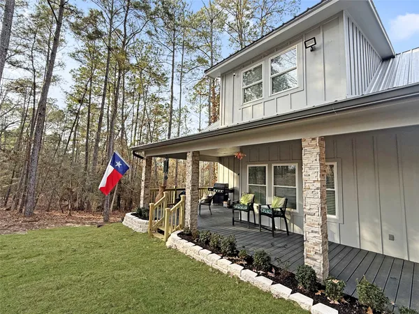 a view of outdoor space yard deck patio and swimming pool