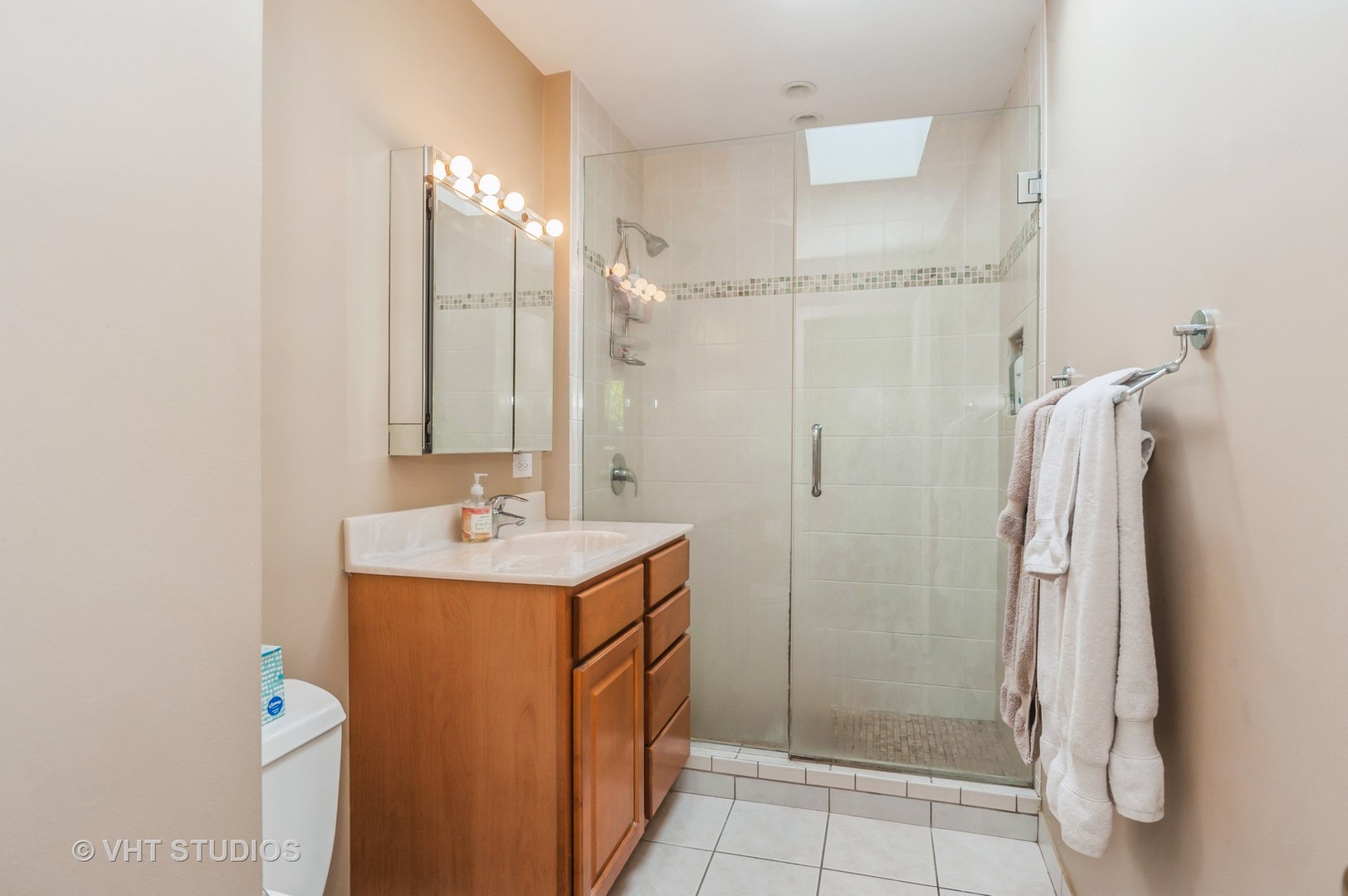 839 Sumac Road Highland Park, IL 60035 - Photo 8 of 19 a bathroom with a sink a toilet and shower