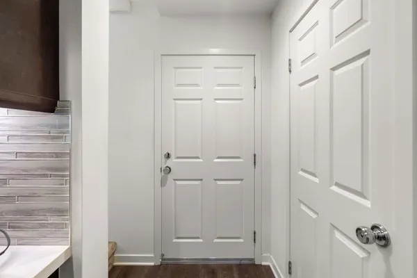 a view of closet area