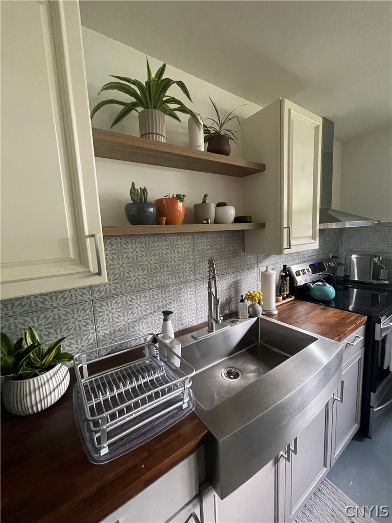 77 Shelter Valley Road Newfield, NY 14867 - Photo 24 of 37 In-law suite kitchen