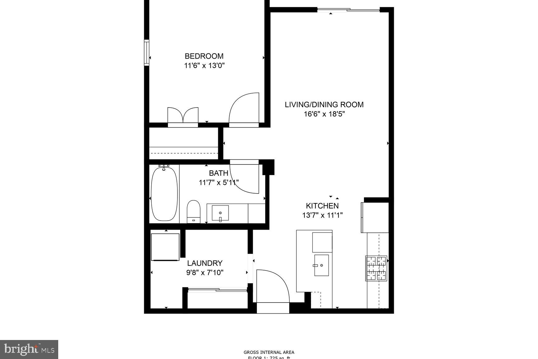 6301 Edsall Road, Unit 423 Alexandria, VA 22312 - Photo 21 of 21 Floor plan