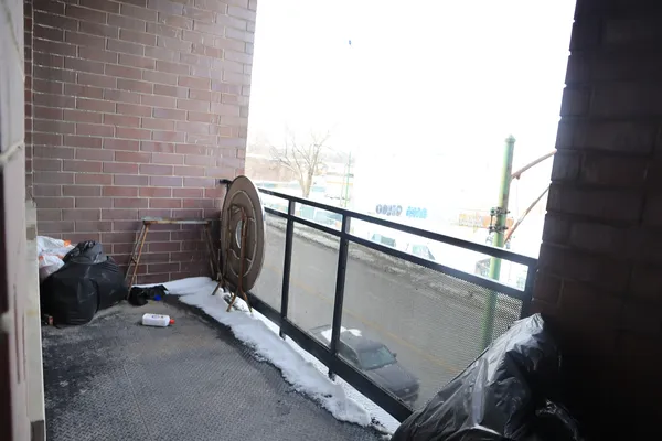 a view of balcony