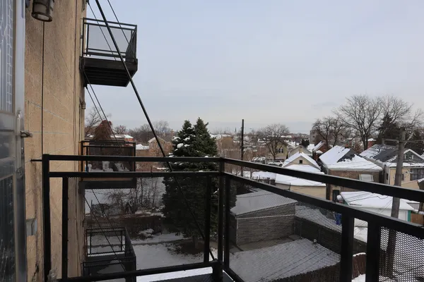 a view of a balcony