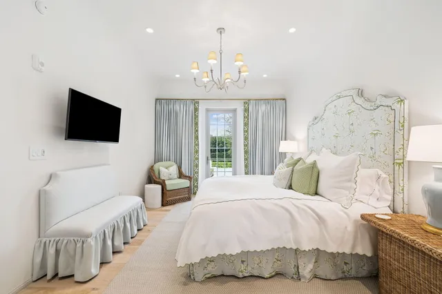 front view of a house with a garden