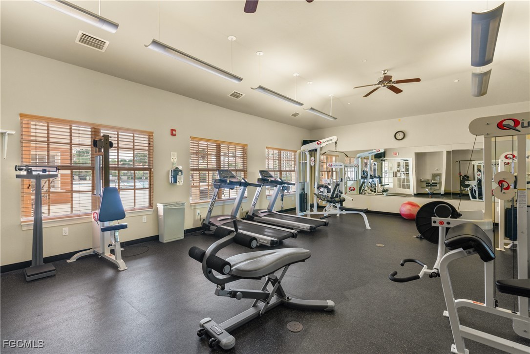 10173 Via Colomba Circle Fort Myers, FL 33966 - Photo 48 of 50 a view of a room with gym equipment