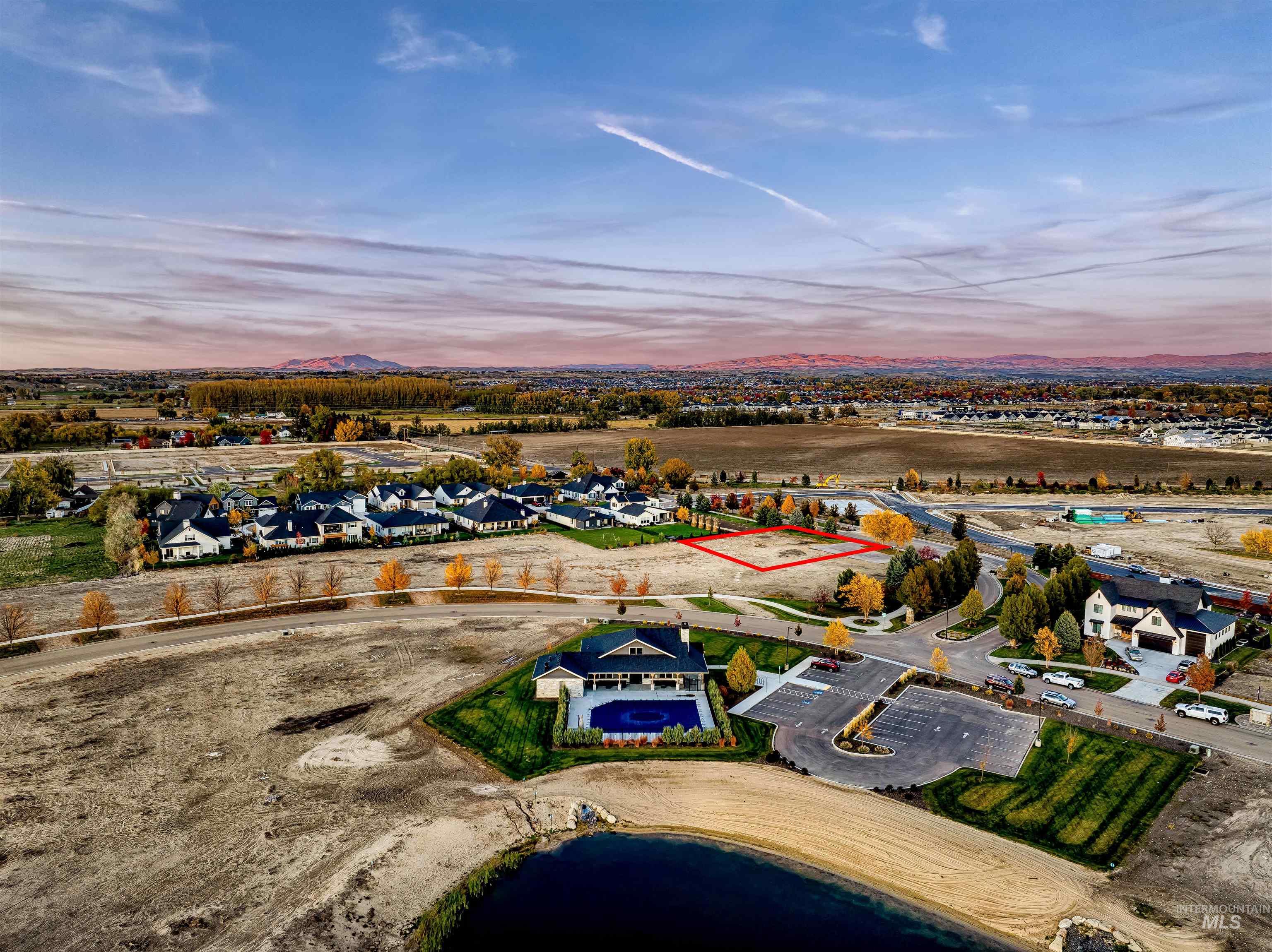 21583 River Ranch Lane Star, ID 83669 - Photo 23 of 26 Aerial view at dusk of a water view and a residential view