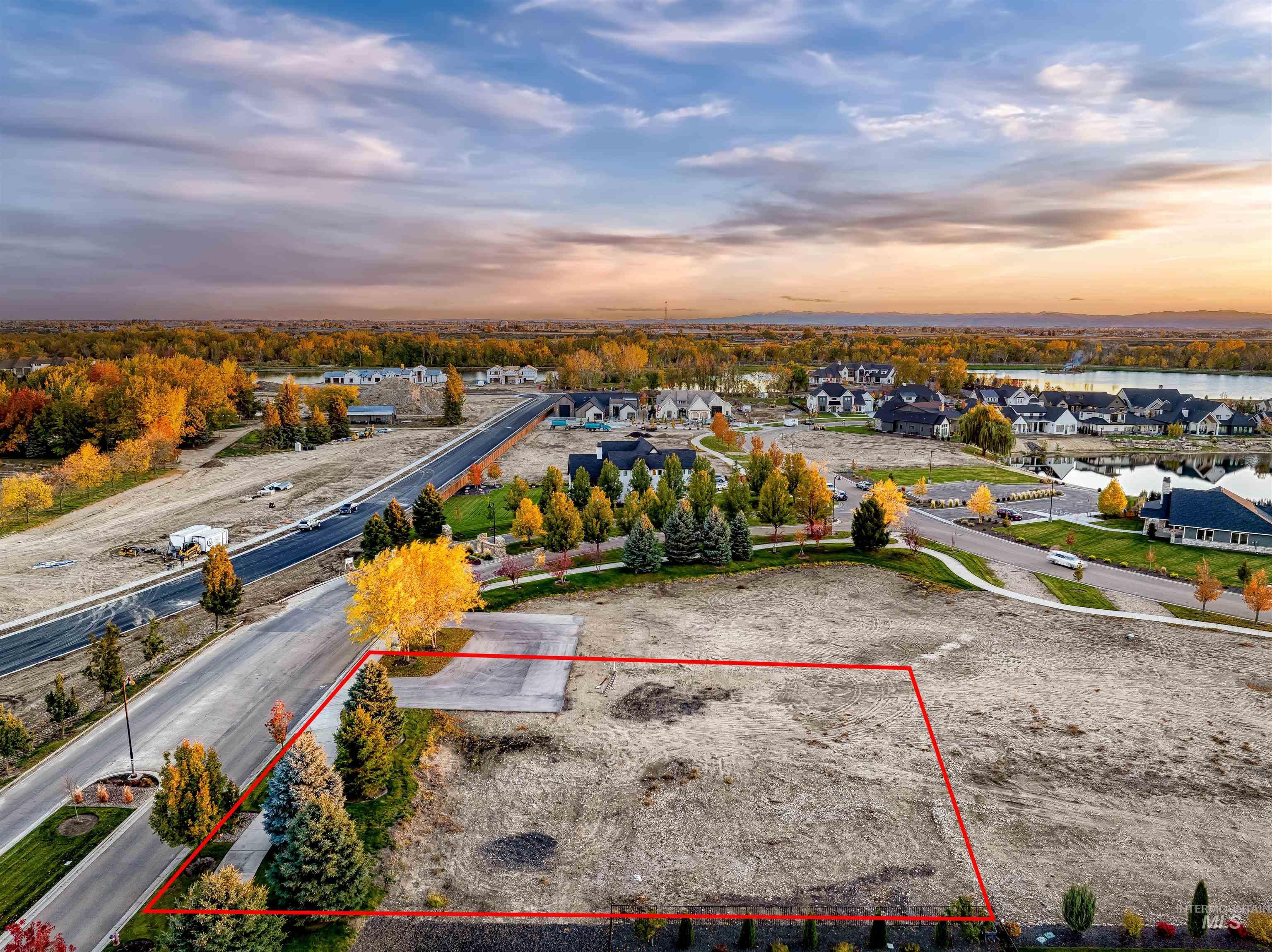 21583 River Ranch Lane Star, ID 83669 - Photo 5 of 26 Aerial overview of property's location with property boundaries highlighted