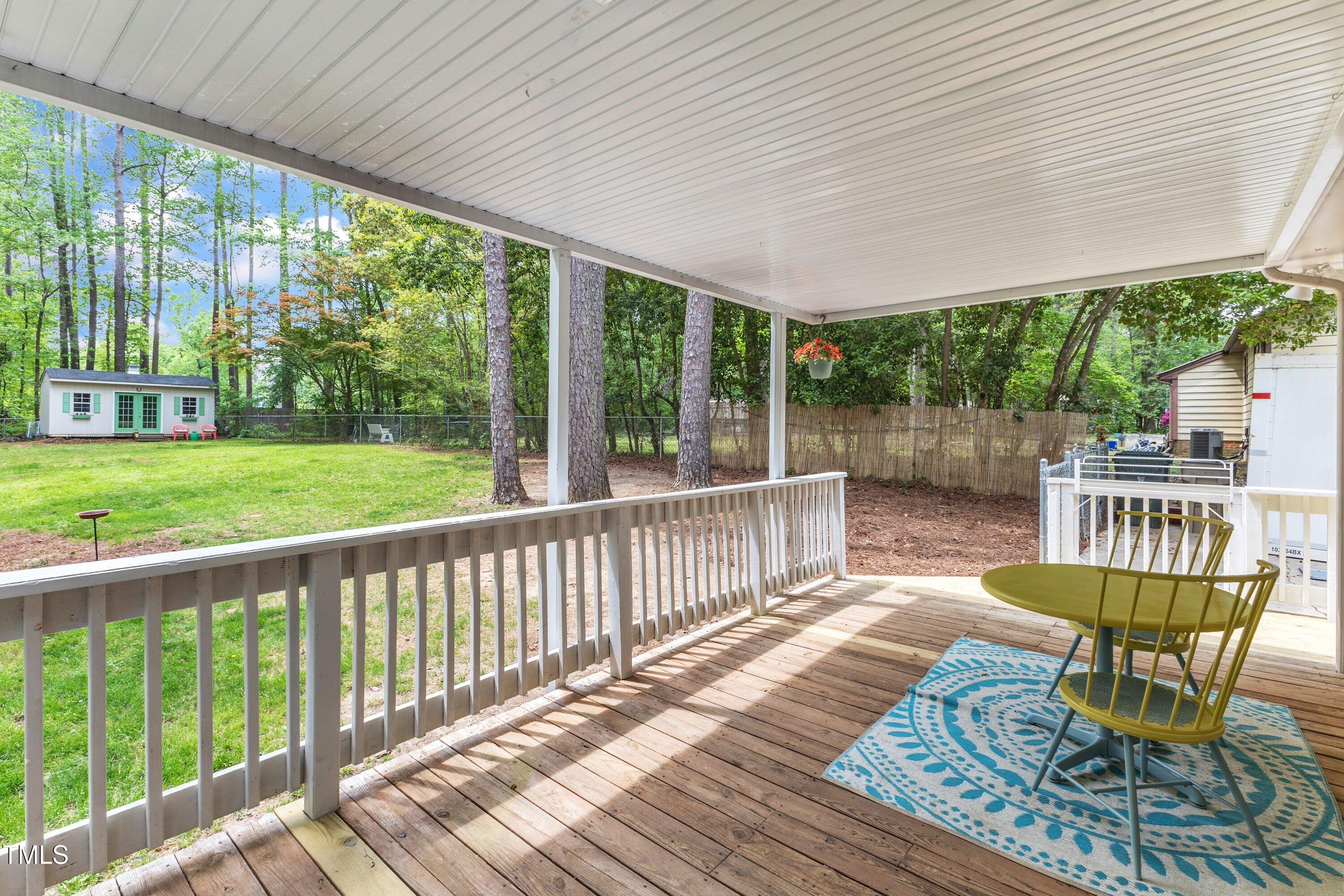 1703 Cranston Road Garner, NC 27529 - Photo 27 of 35 a view of balcony with furniture