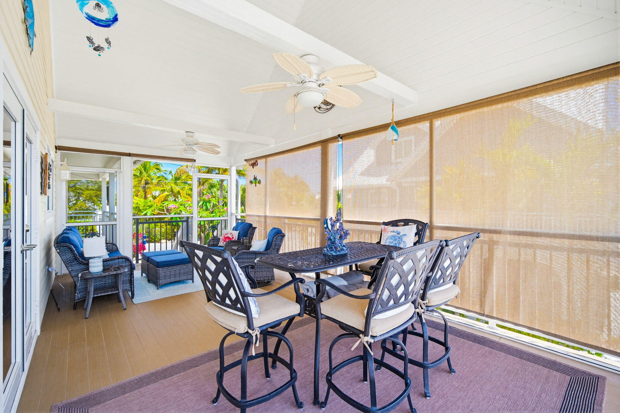 612 Blackbeard Road Summerland Key, FL 33042 - Photo 10 of 68 a view of a dining room with furniture window and outside view