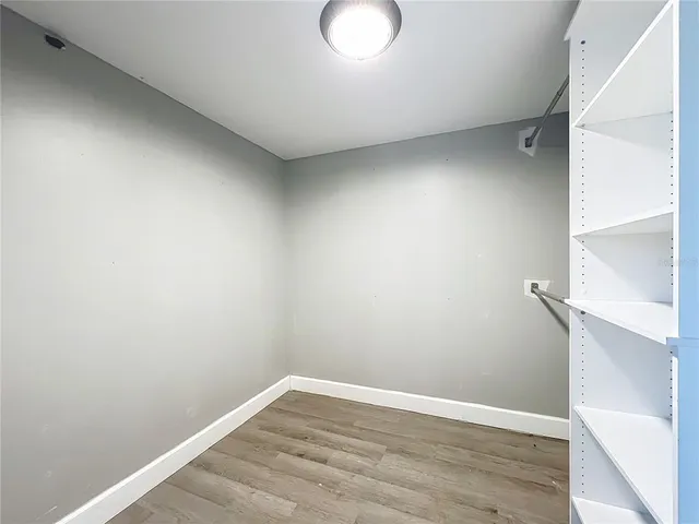 a view of an empty room