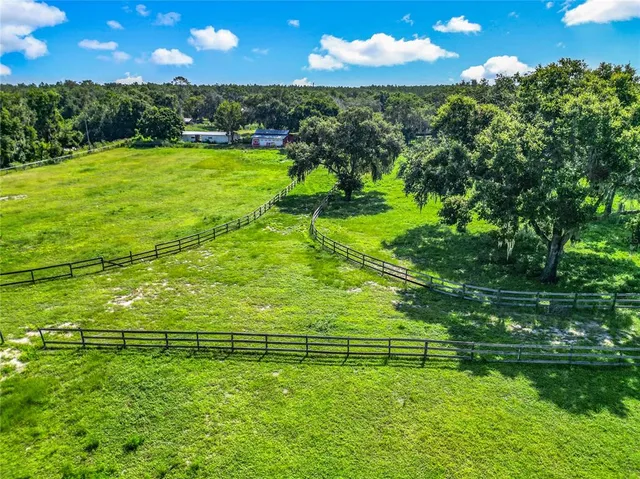 a view of an outdoor space and a yard