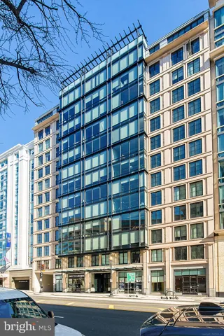 a front view of a building