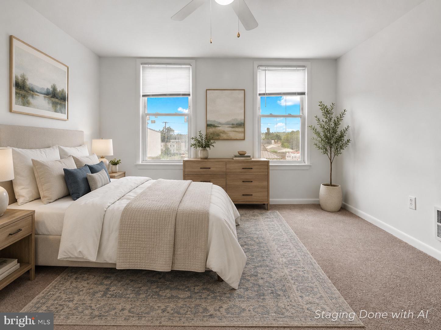 3915 Falls Road Baltimore, MD 21211 - Photo 15 of 23 Bright and airy bedroom retreat.