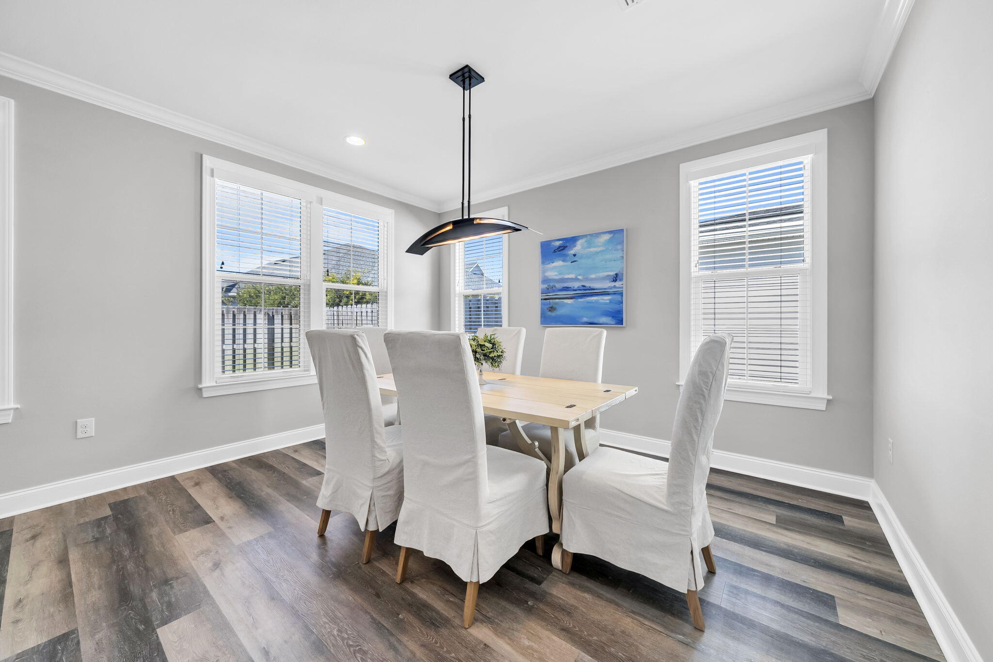 304 Windrow Way Inlet Beach Inlet Beach, FL 32461 - Photo 23 of 70 a view of a dining room with furniture window and wooden floor