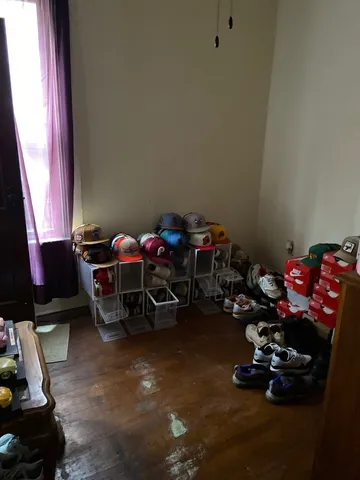 a room with storage and utility