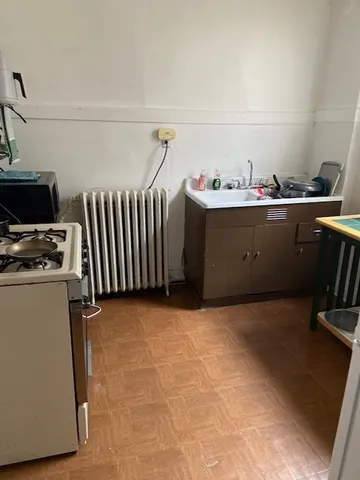 a room with storage and utility