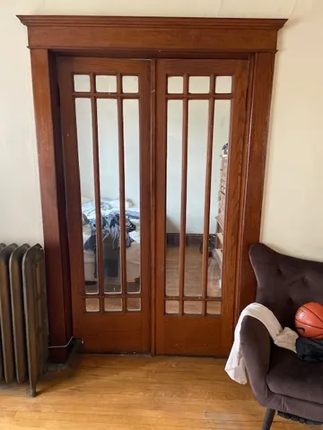 a view of room with furniture and a window