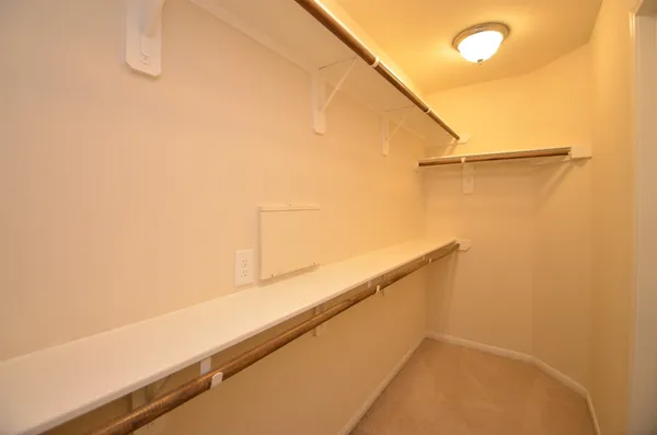 a view of a walk in closet