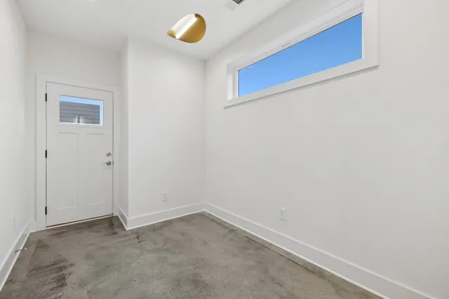 a view of an empty room