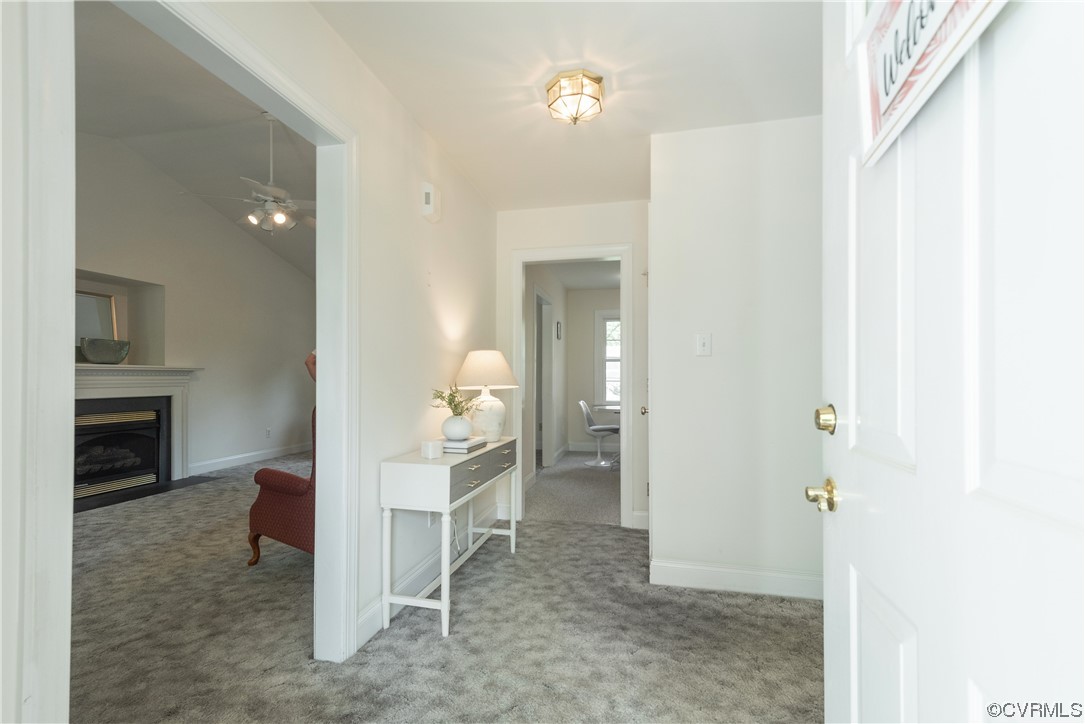 7508 Donder Road Richmond, VA 23294 - Photo 5 of 38 a view of a livingroom with furniture and a fireplace