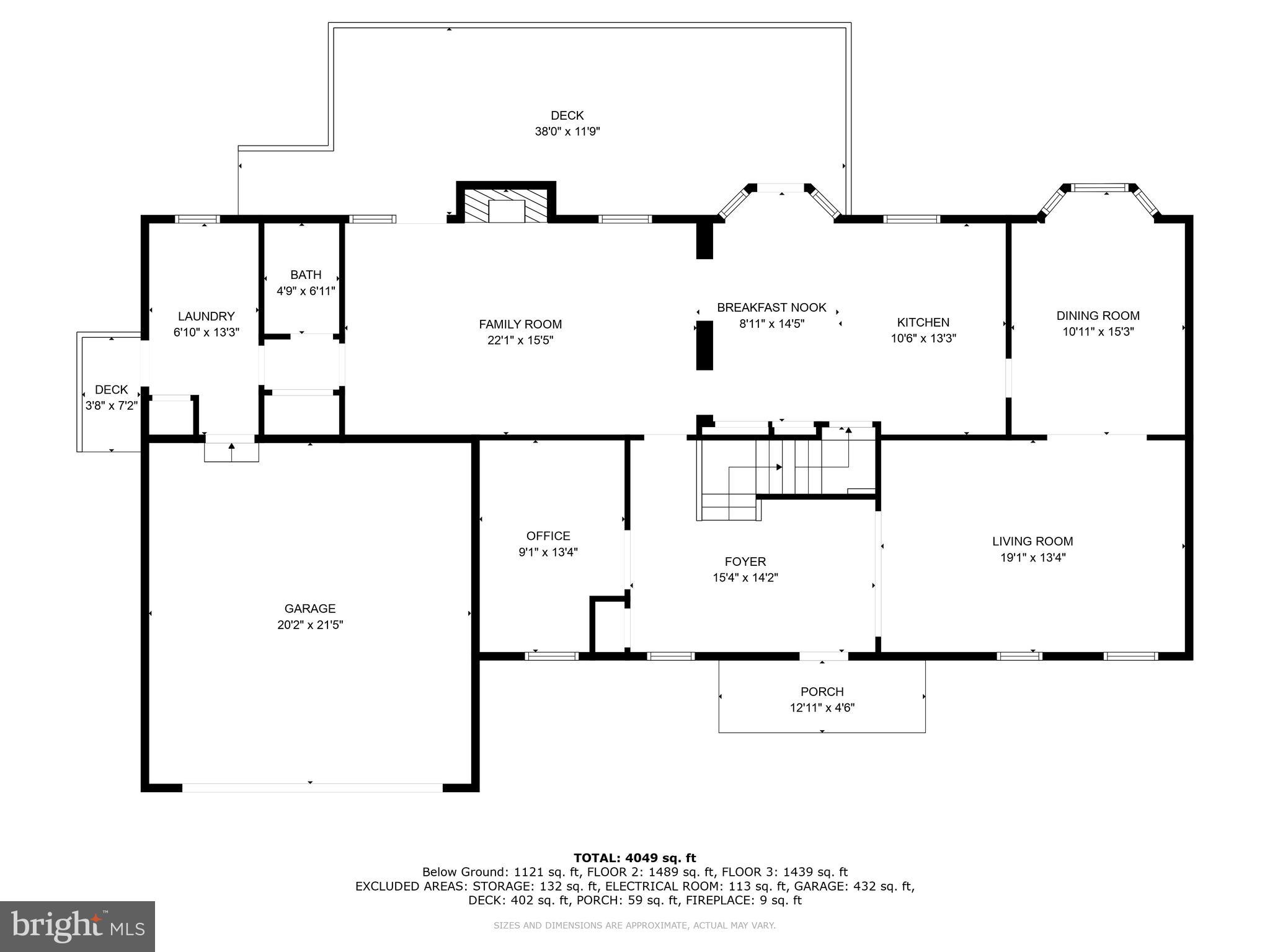 11 Moss Road Sterling, VA 20165 - Photo 69 of 71 Floor Plan - Main Level