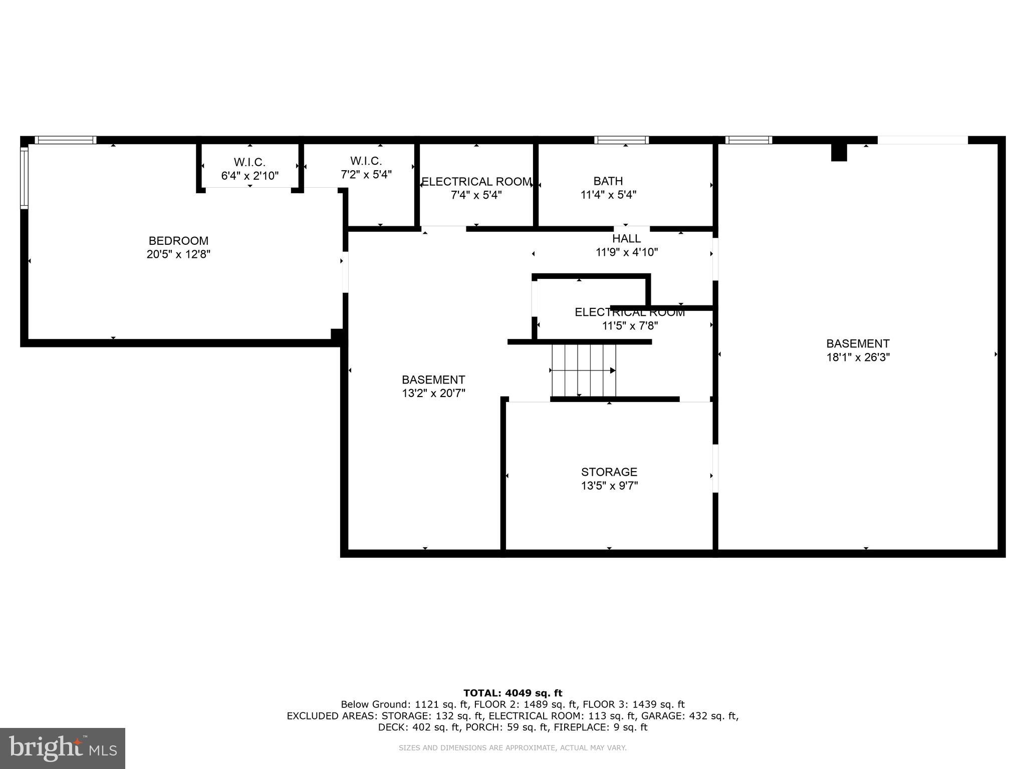 11 Moss Road Sterling, VA 20165 - Photo 71 of 71 Floor Plan - Lower Level