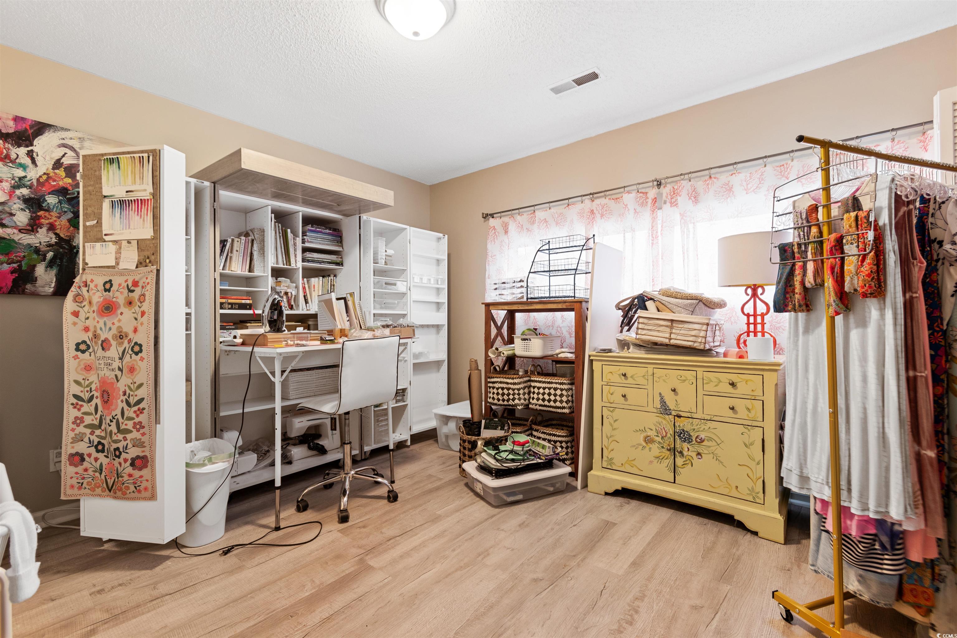 1830 Fairway Ridge Drive, Unit 6F Myrtle Beach, SC 29575 - Photo 17 of 31 Home office with wood-type flooring