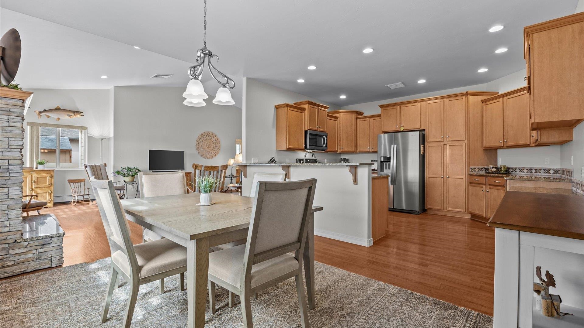 640 Beech Avenue Fruita, CO 81521 - Photo 18 of 34 a dining room filled counter top space a refrigerator and kitchen view