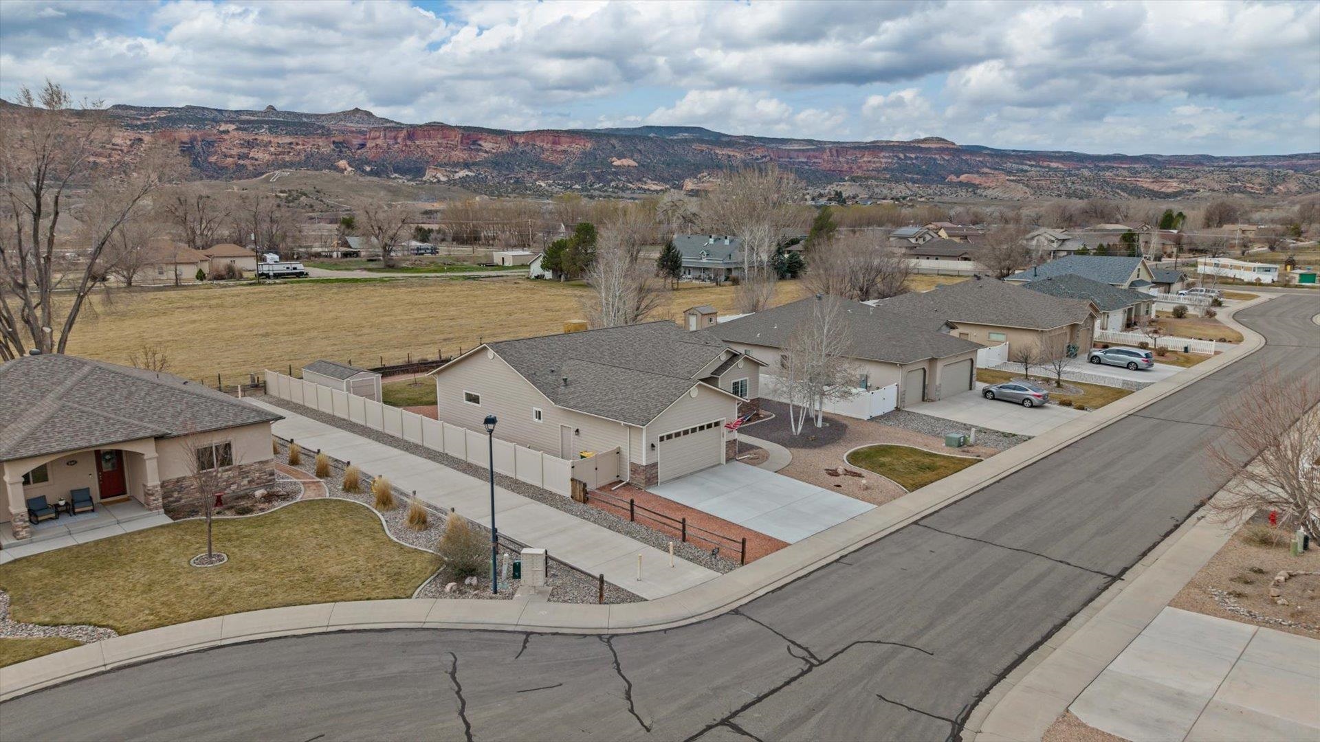 640 Beech Avenue Fruita, CO 81521 - Photo 5 of 34 an aerial view of residential houses with outdoor space