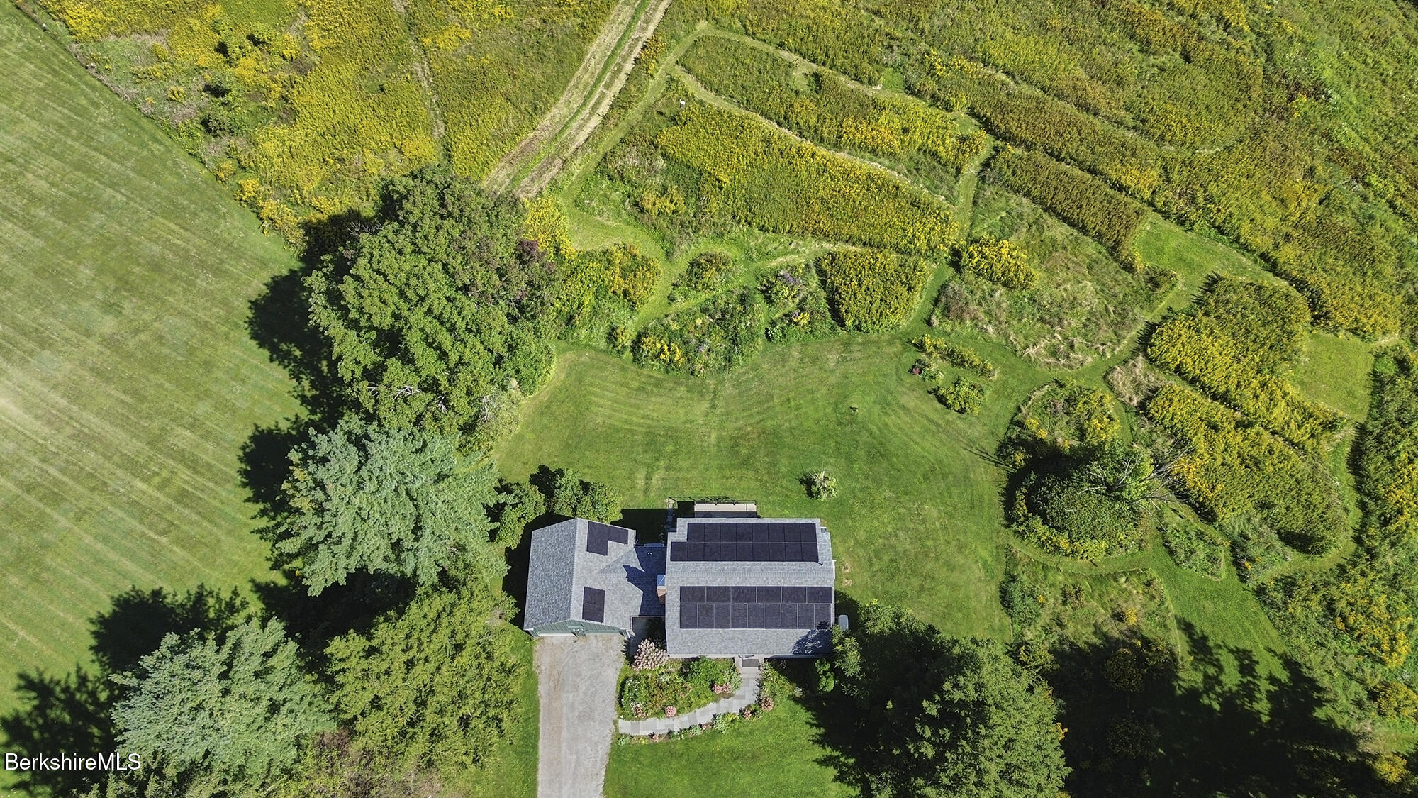 261 Osceola Road Richmond, MA 01254 - Photo 45 of 45 Aerial View - Home and Land