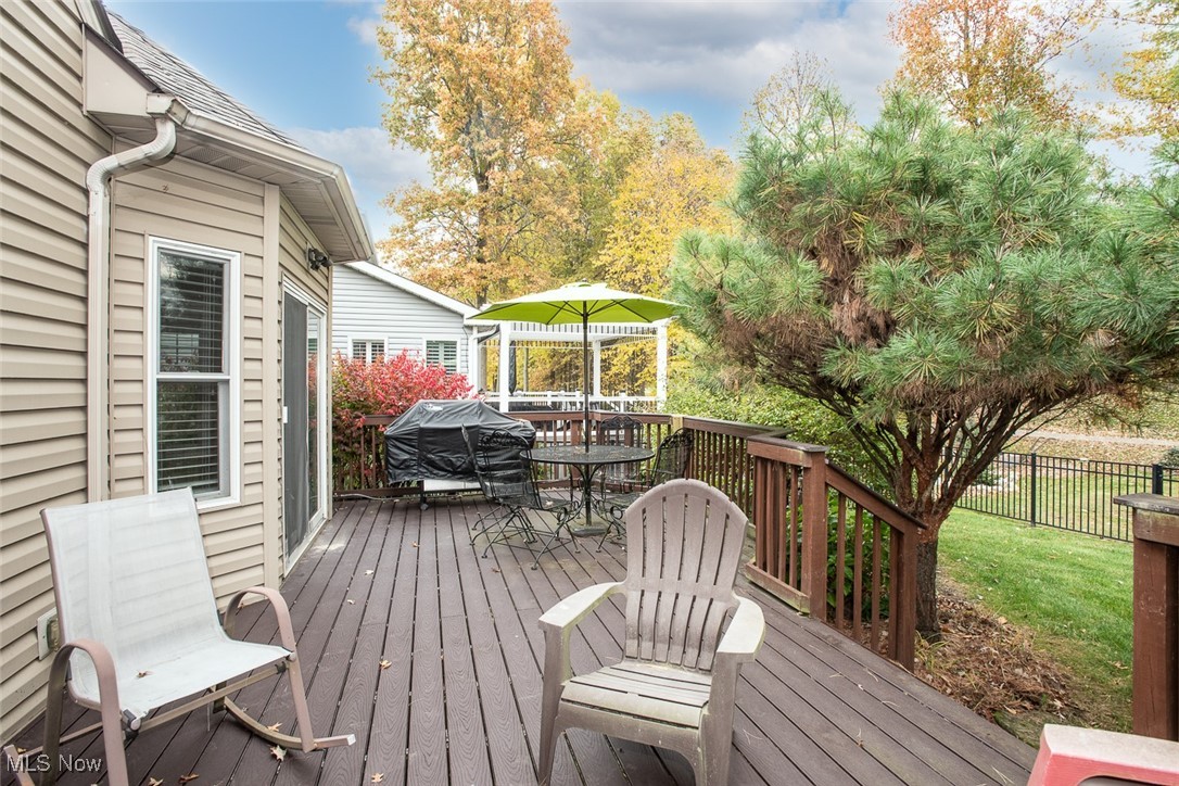 630 Rundle Street Lagrange, OH 44050 - Photo 46 of 49 Wooden deck featuring outdoor dining space and a grill