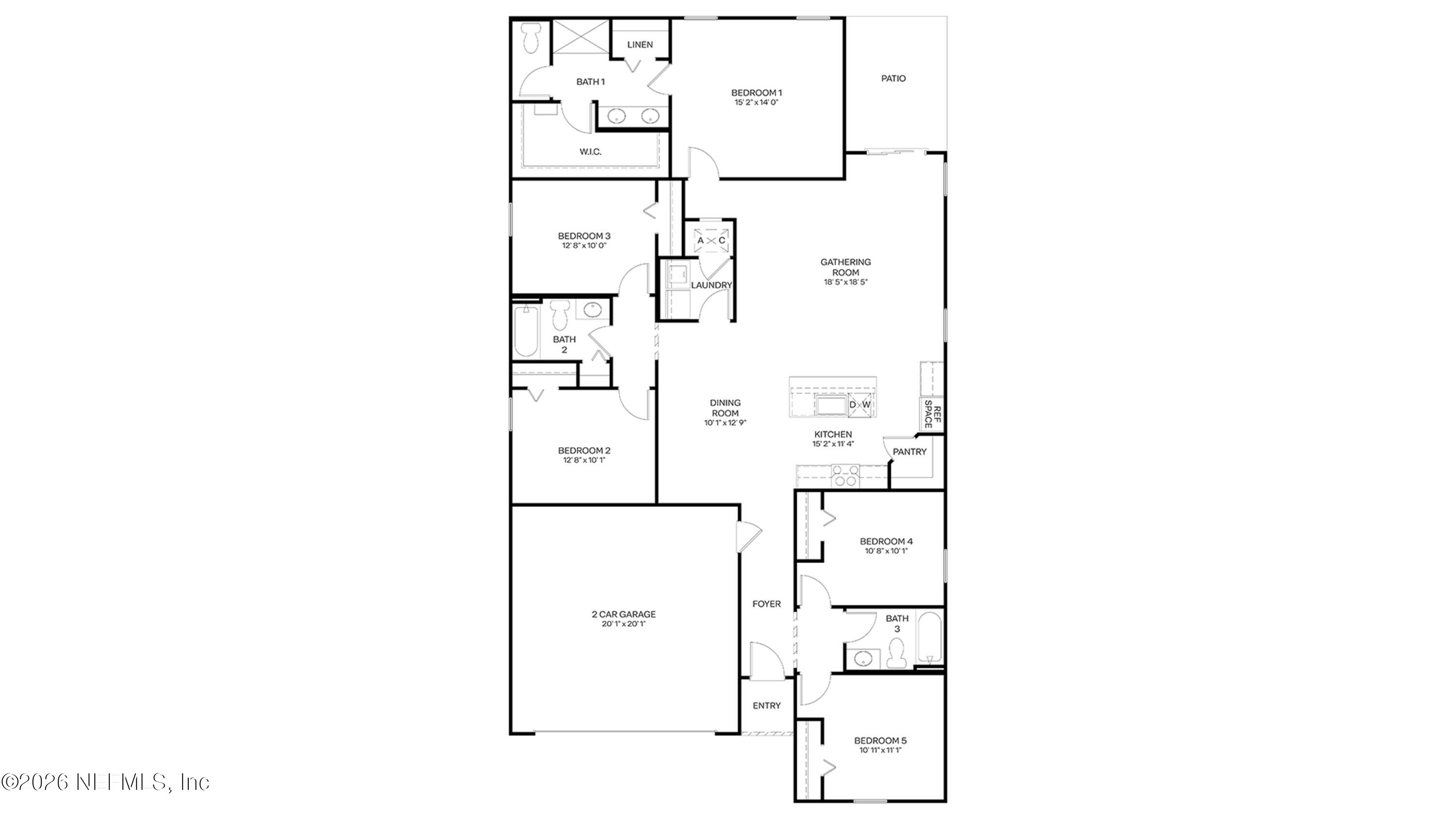 12166 Yew Tree Road Jacksonville, FL 32218 - Photo 58 of 58 Floorplan