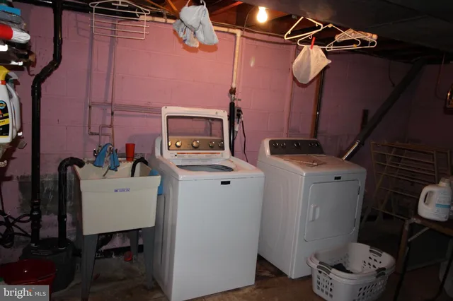 a room with storage and utility