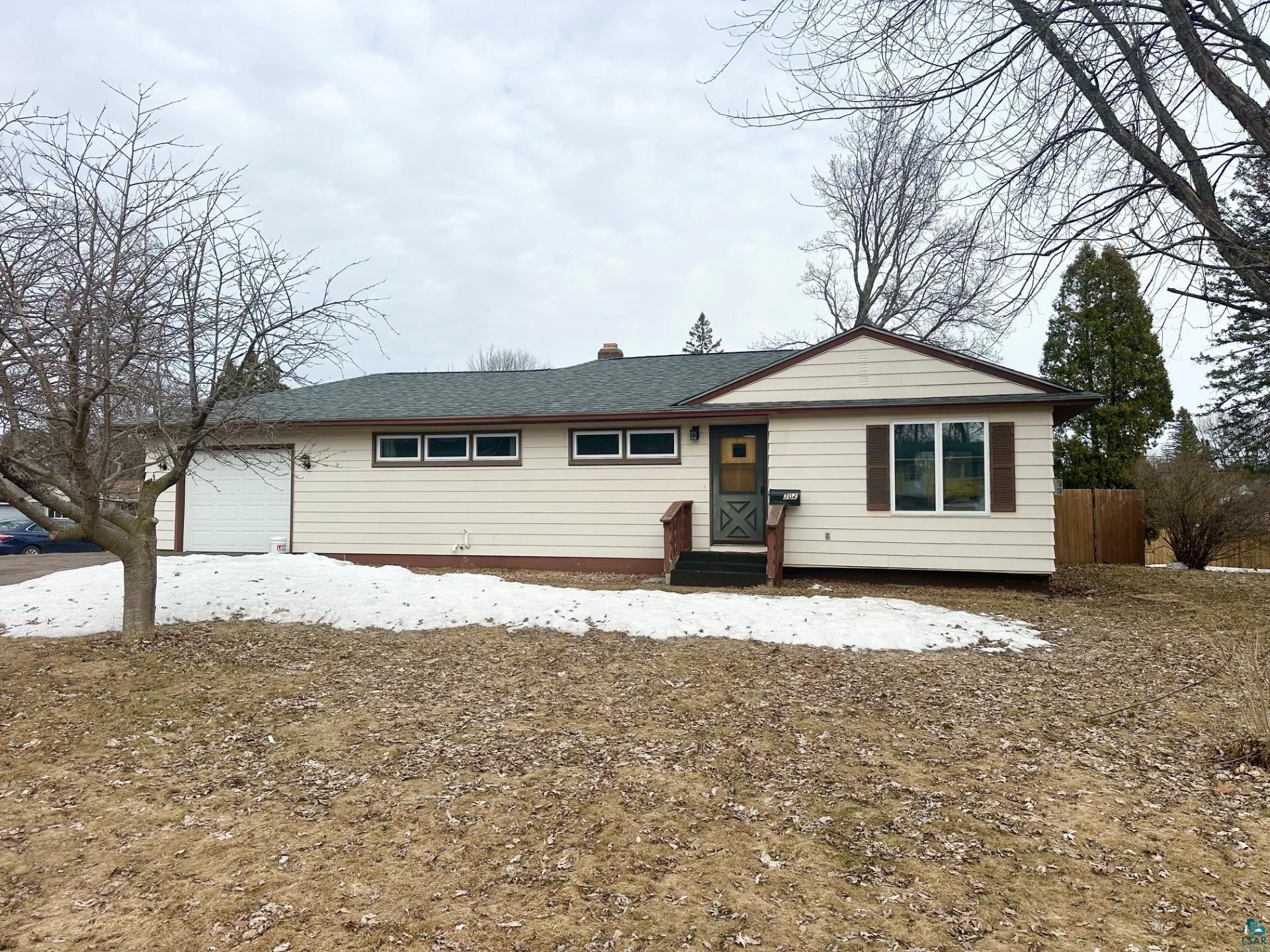 702 27th Street Cloquet, MN 55720 - Photo 1 of 25 Single story home featuring an attached garage