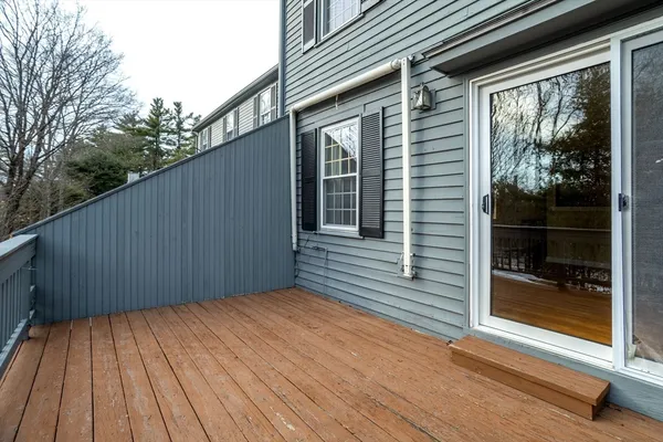 a view of outdoor space and deck