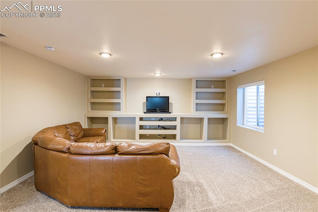 12713 Pine Valley Circle Peyton, CO 80831 - Photo 10 of 26 a living room with furniture and a flat screen tv