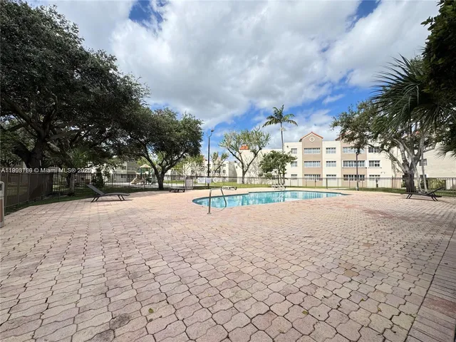 a view of outdoor space with garden