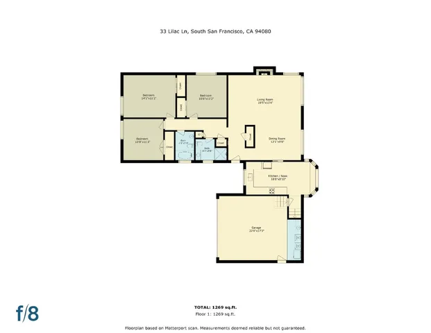 $1,298,000 | 33 Lilac Lane, South San Francisco, CA 94080