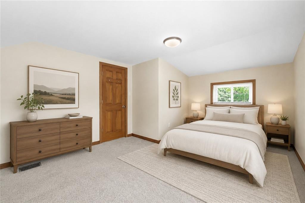 123 Cemetery Road Slippery Rock, PA 16057 - Photo 23 of 33 This bedroom has a generous layout to easily accommodate a bed beneath the window and plenty of room for additional furnishings and storage.