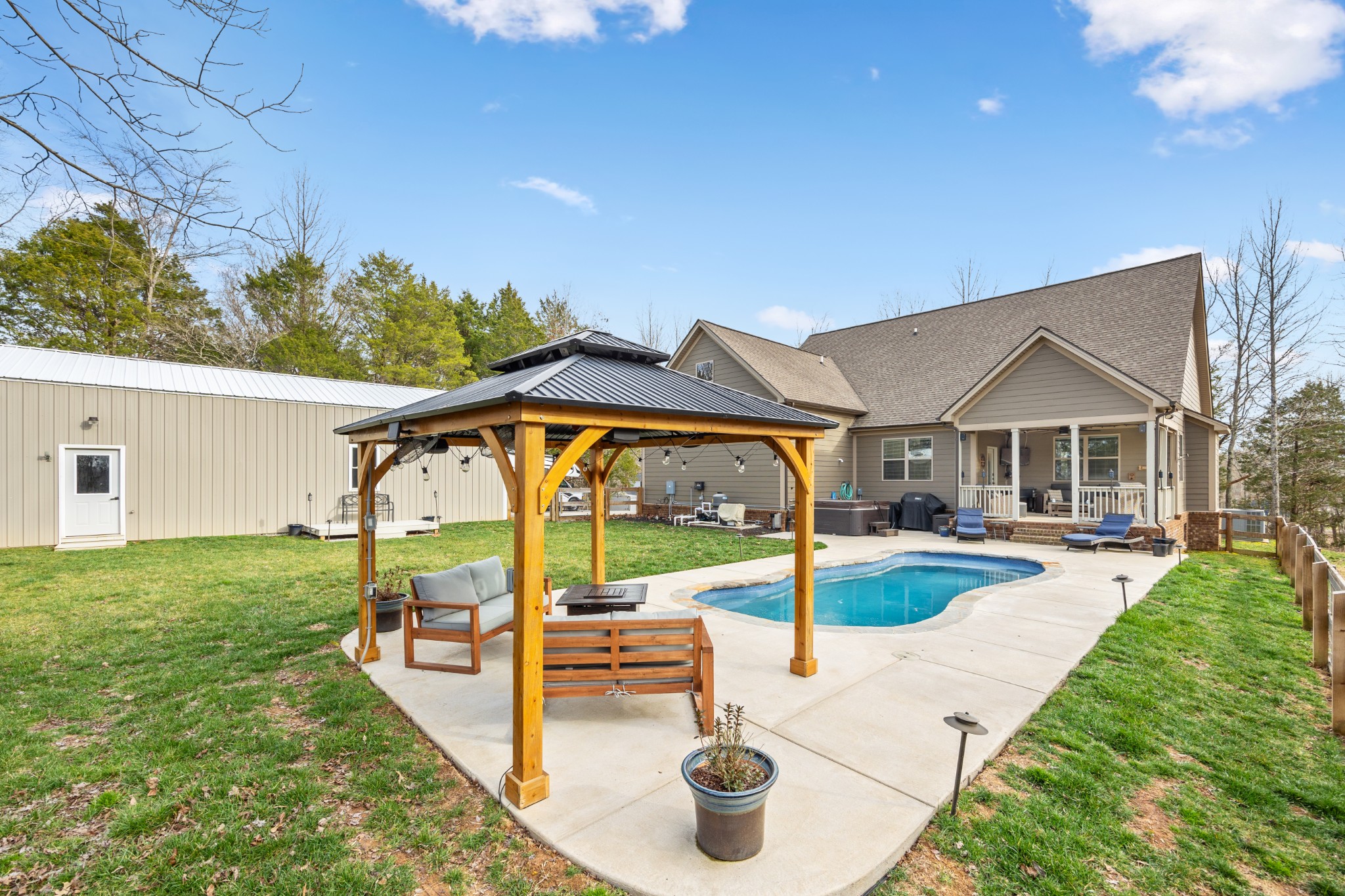 587 Flippen Road Lebanon, TN 37087 - Photo 6 of 40 swimming pool view with a seating space