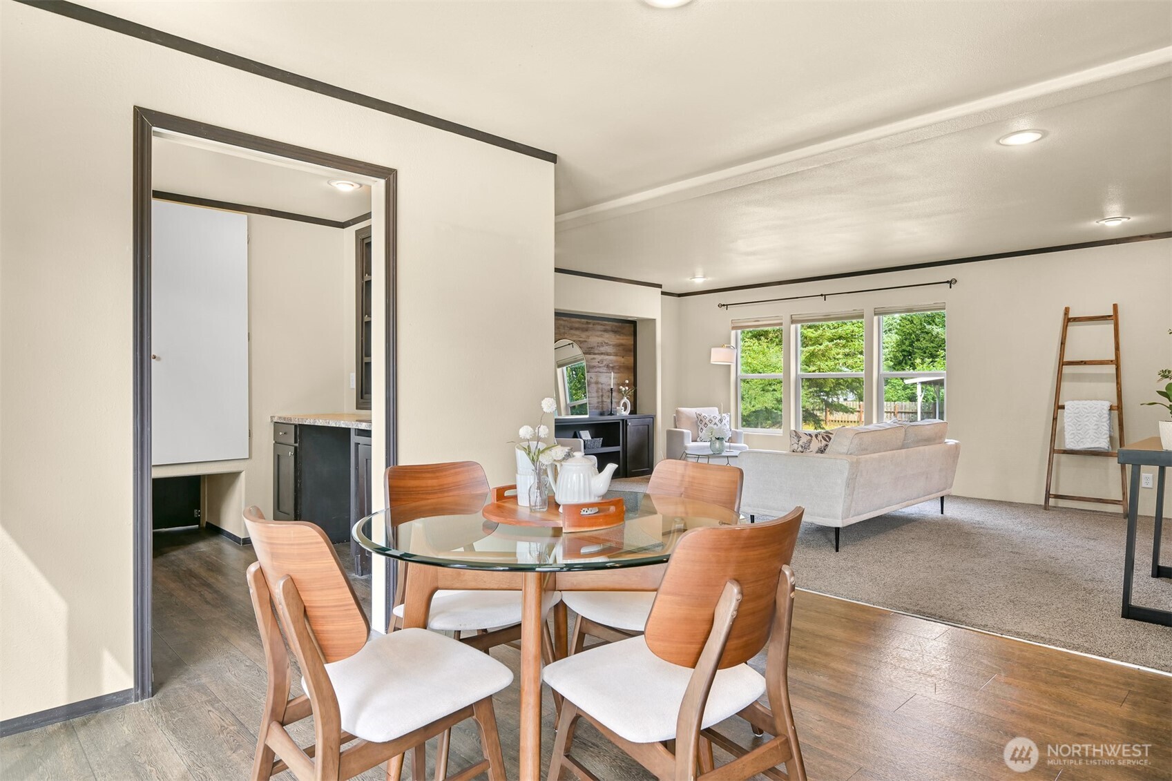 1229 West Axton Road Ferndale, WA 98248 - Photo 21 of 40 a dining room with furniture and a large window