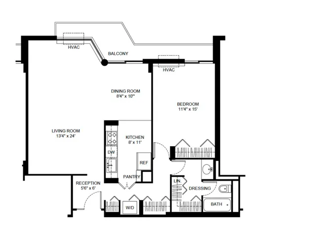 $2,650 | 4170 North Marine Drive, Unit 14H, Chicago, IL 60613
