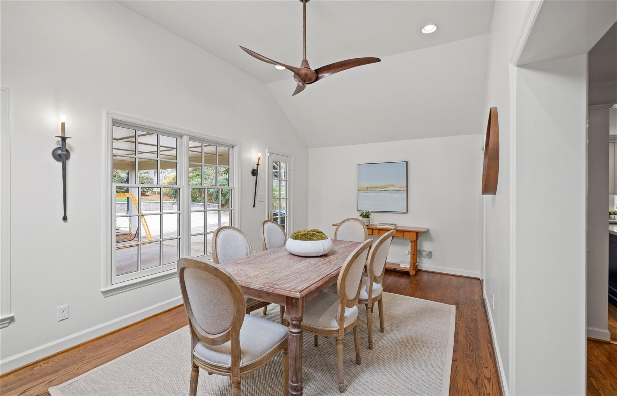 3136 Clarendon Road Charlotte, NC 28211 - Photo 16 of 47 a view of a dining room with furniture window and outside view
