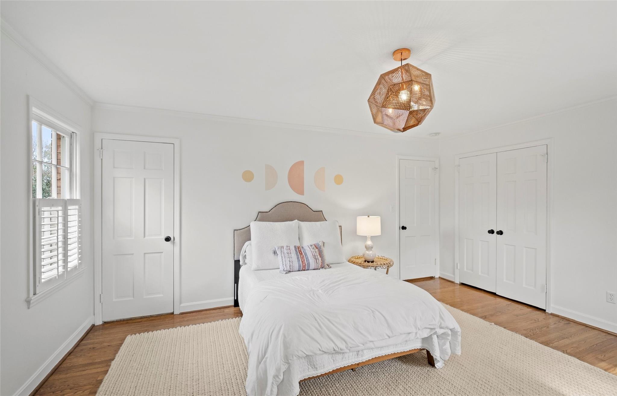 3136 Clarendon Road Charlotte, NC 28211 - Photo 28 of 47 a bedroom with a bed and a window