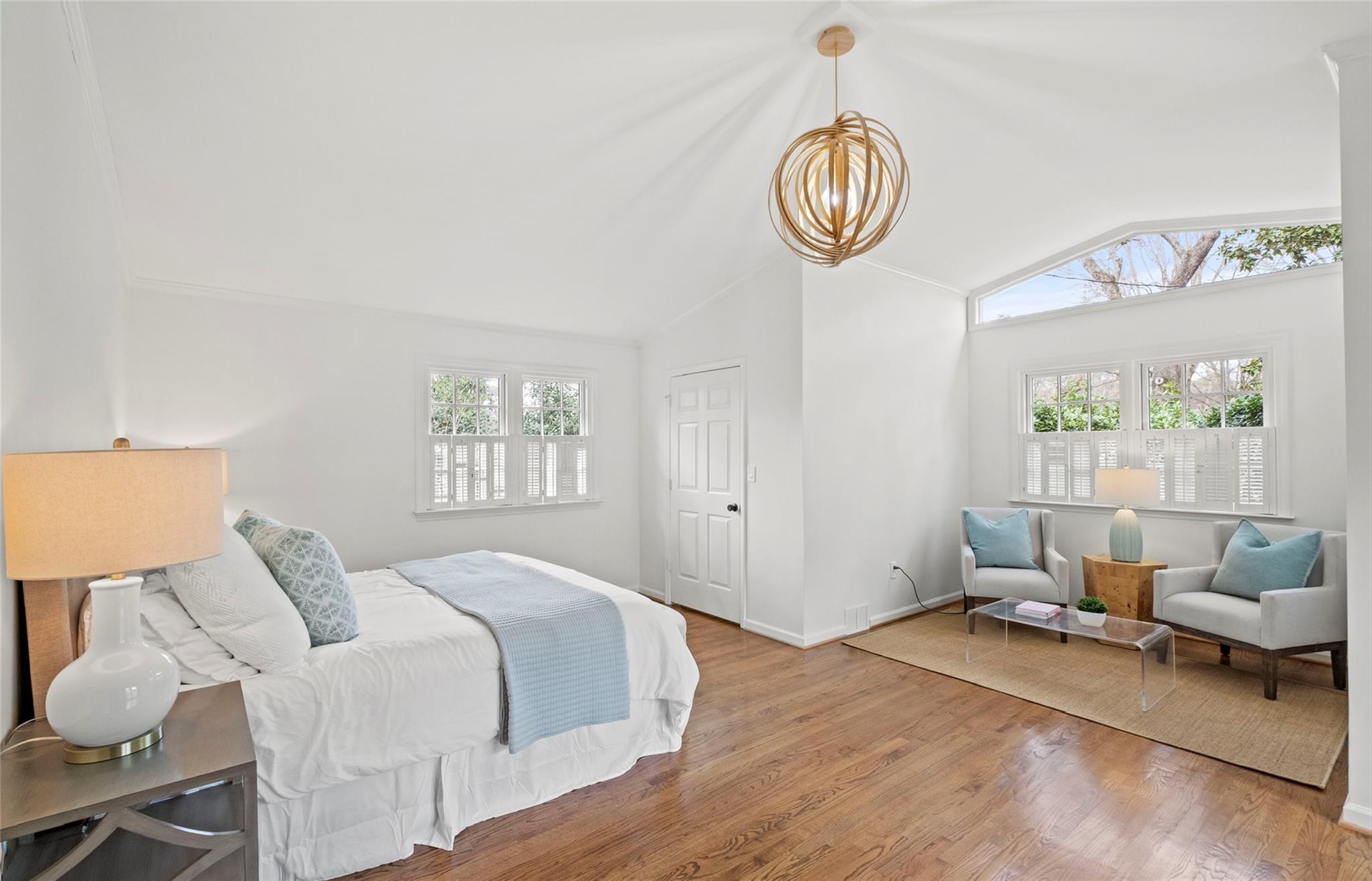 3136 Clarendon Road Charlotte, NC 28211 - Photo 34 of 47 a bedroom with a bed and a window