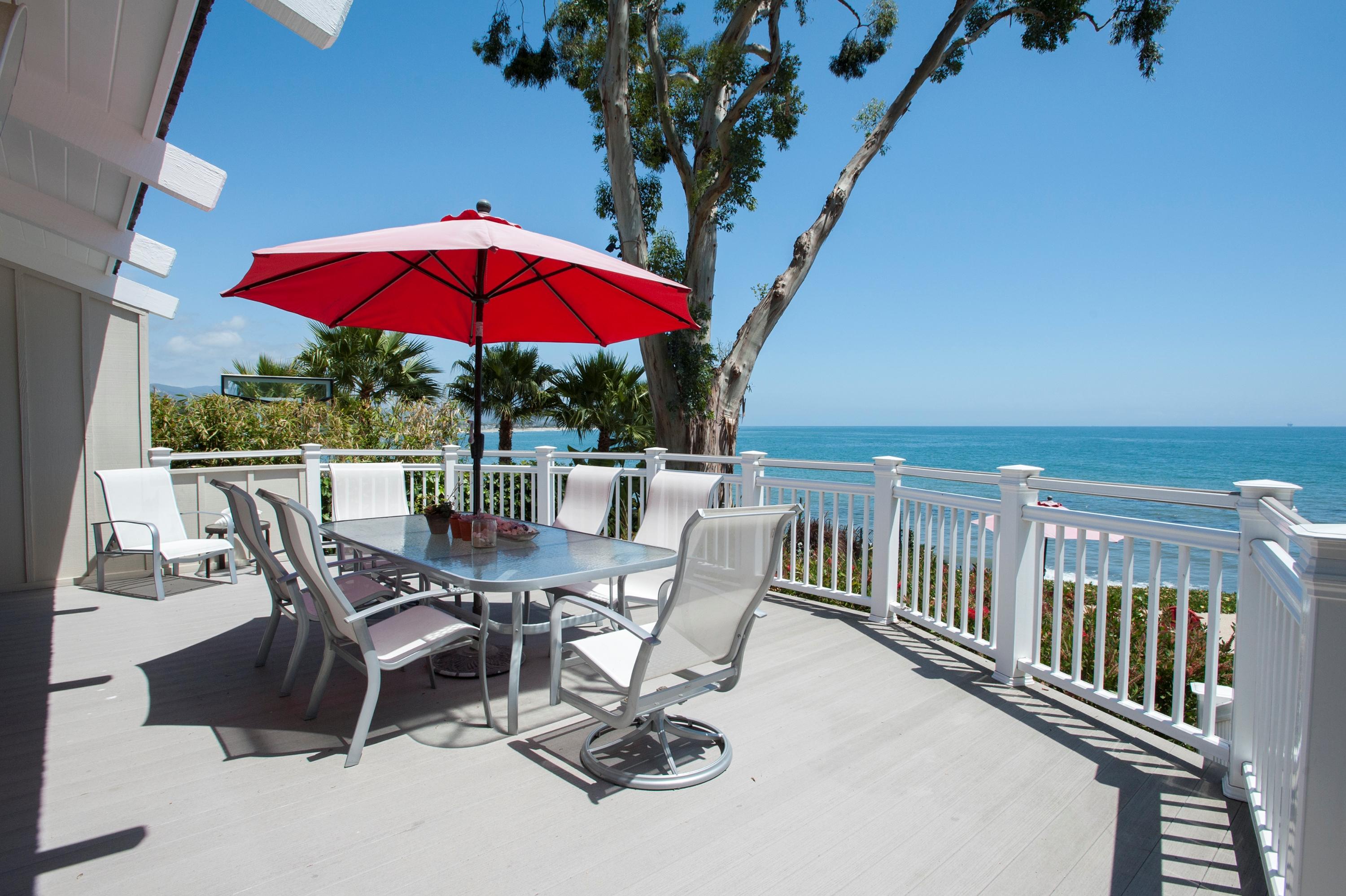 3284 Beach Club Road Carpinteria, CA 93013 - Photo 2 of 17 a view of a chair and table in the balcony