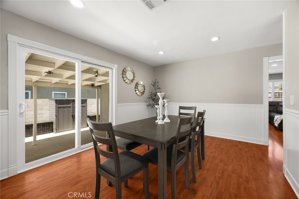 836 Willow Drive Brea, CA 92821 - Photo 8 of 35 a view of a dining room with furniture and wooden floor