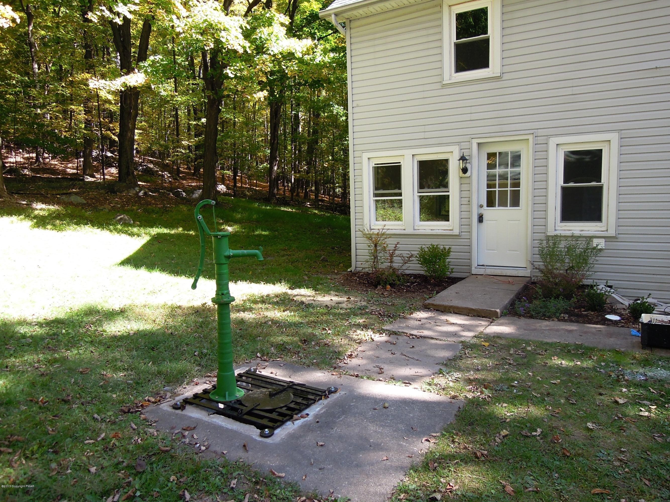 217 Lower Swiftwater Road Cresco, PA 18326 - Photo 3 of 21 Hand well pump and rear entrance