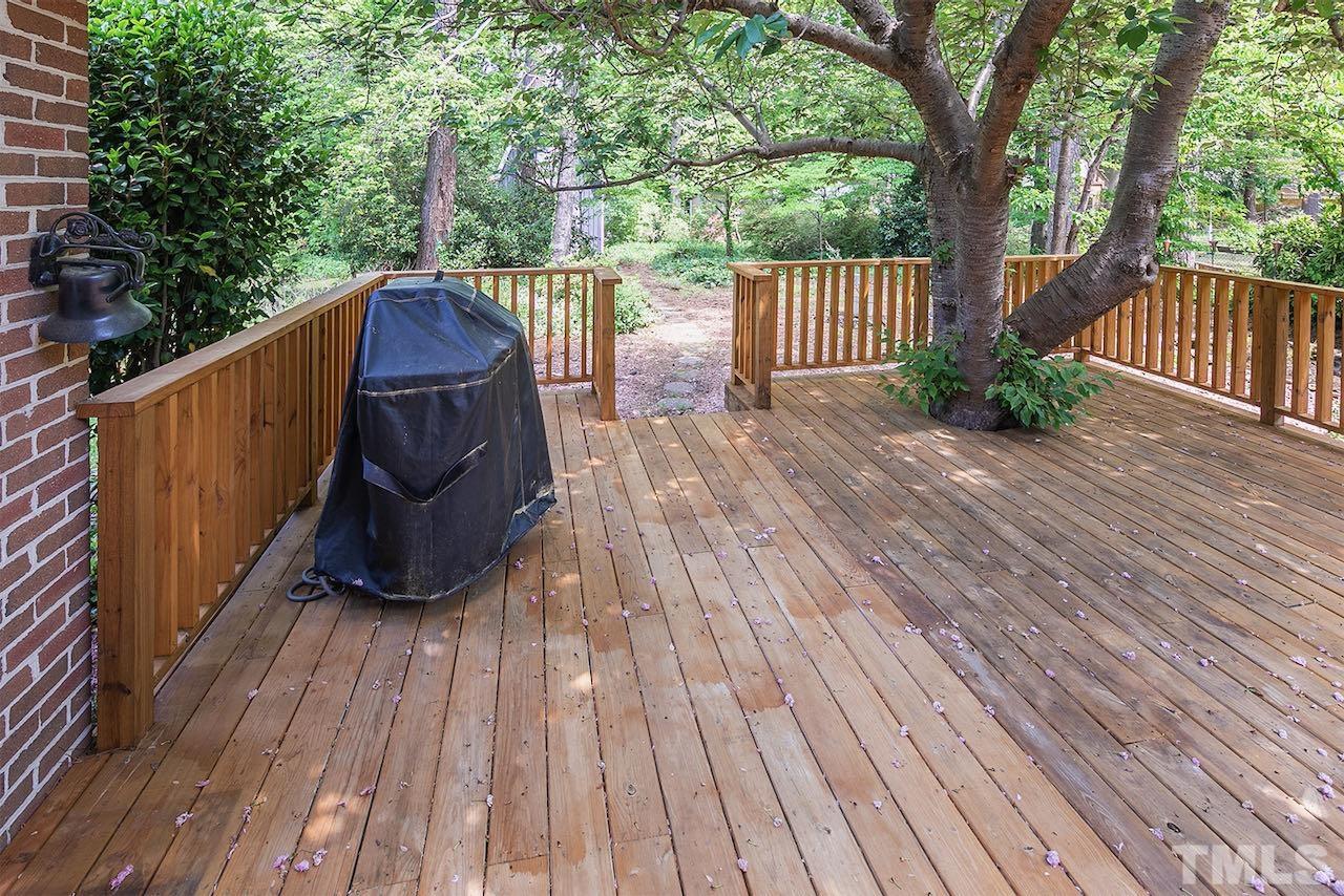 6420 Brandywine Road Raleigh, NC 27607 - Photo 24 of 28 a view of deck with patio